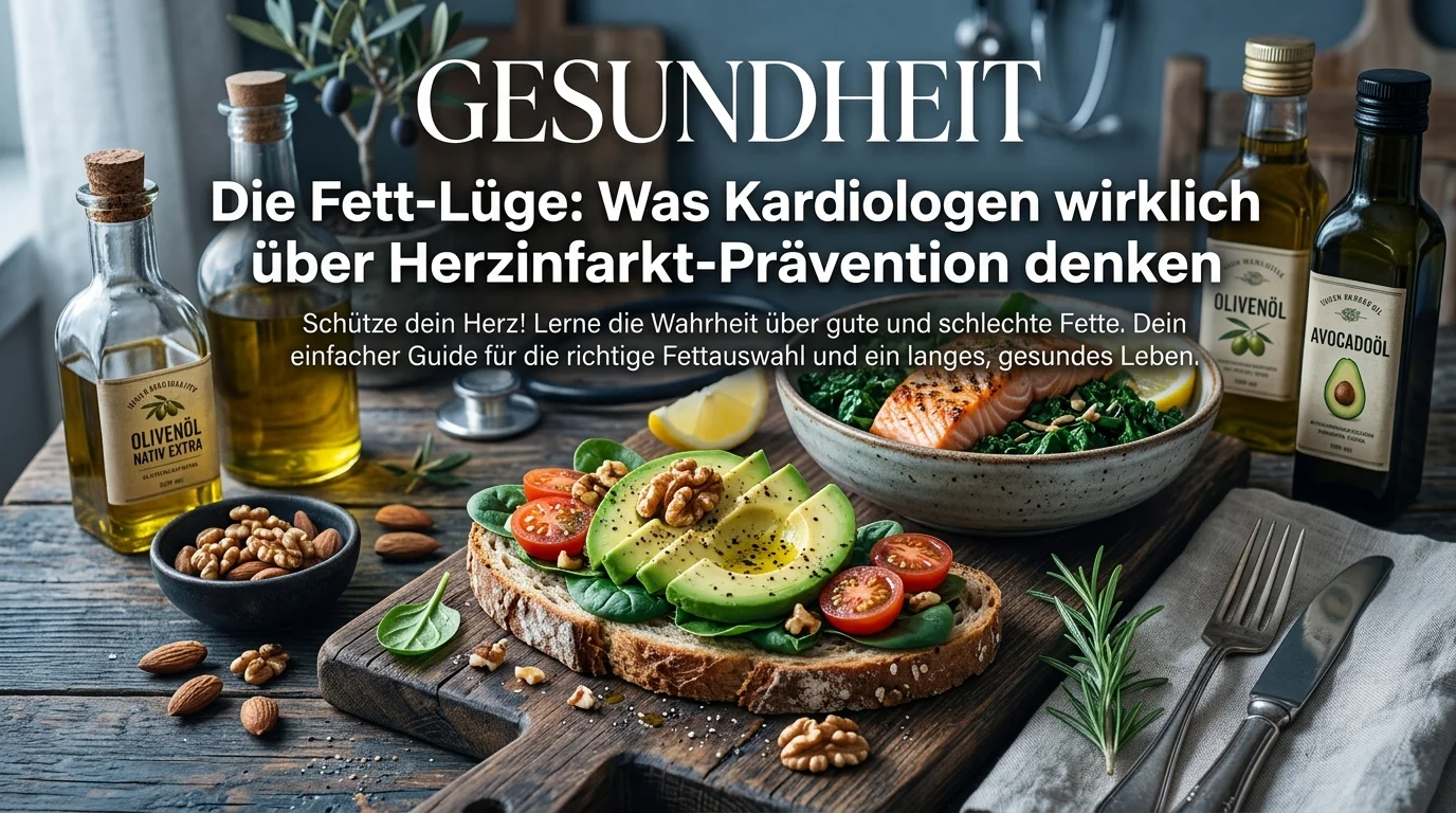 Die Fett-Lüge: Was Kardiologen wirklich über Herzinfarkt-Prävention denken