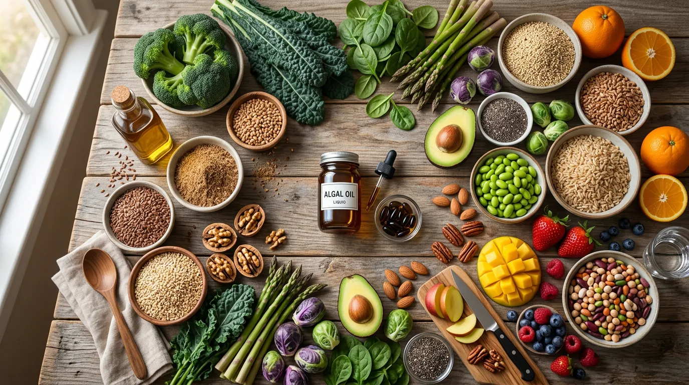 Vegan Omega-3 Sources: Why Algal Oil is Superior to Flaxseed